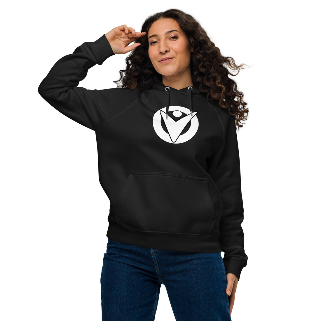 Victory Large Logo Hoodie (White)