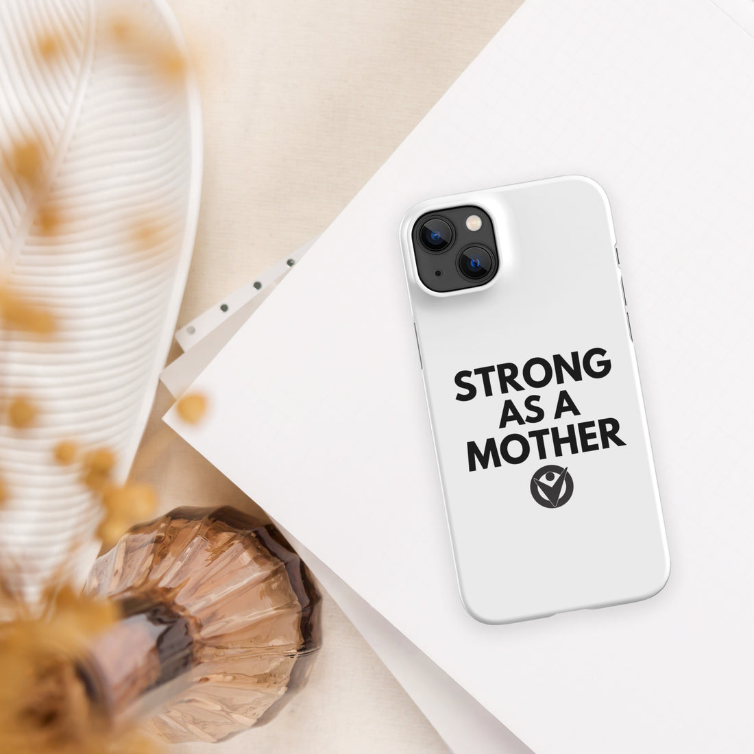 Strong As A Mother iPhone Case